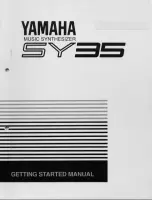 Yamaha SY-35 Getting Started Manual preview