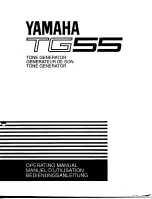 Предварительный просмотр 1 страницы Yamaha TG55 Bedienungsanleitung