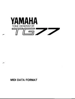 Yamaha TG77 Midi Data Format preview