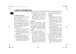 Предварительный просмотр 8 страницы Yamaha Tricity MW125 Owner'S Manual