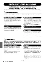 Предварительный просмотр 4 страницы Yamaha TRS-MS05 Mode D'Emploi