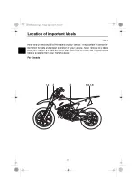 Preview for 10 page of Yamaha TT-R110E 2017 Owner'S Manual