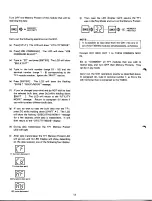 Предварительный просмотр 12 страницы Yamaha TX-216 Operations Directory