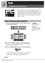 Preview for 46 page of Yamaha Tyros4 Owner'S Manual