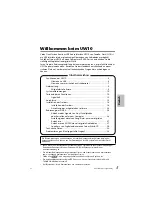 Preview for 5 page of Yamaha UW10 Eigentümer-Handbuch