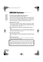 Preview for 6 page of Yamaha UW500 Owner'S Manual