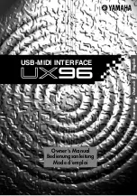 Yamaha UX96 Eigentümer-Handbuch preview
