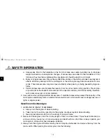 Preview for 13 page of Yamaha V-Star XVS1100AWR Owner'S Manual