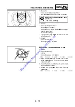 Preview for 101 page of Yamaha VINO YJ50RAP Service Manual