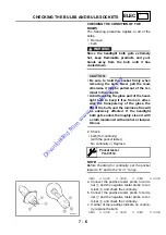 Preview for 183 page of Yamaha VINO YJ50RAP Service Manual