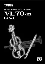 Yamaha VL70-m List Book preview