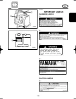 Preview for 13 page of Yamaha VZ150Z Owner'S Manual