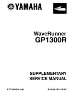 Yamaha WaveRunner GP1300R Supplemental Service Manual preview