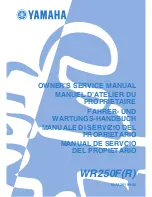 Yamaha WR250F(R) Owner'S Service Manual preview