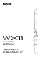 Предварительный просмотр 1 страницы Yamaha WX-11 Operation Manual