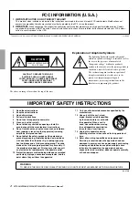 Предварительный просмотр 2 страницы Yamaha XP7000 Owner'S Manual