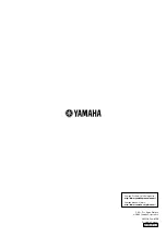 Предварительный просмотр 22 страницы Yamaha XP7000 Owner'S Manual