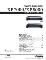 Предварительный просмотр 1 страницы Yamaha XP7000 Service Manual