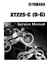 Предварительный просмотр 1 страницы Yamaha XT225C Service Manual