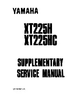 Preview for 2 page of Yamaha XT225C Service Manual