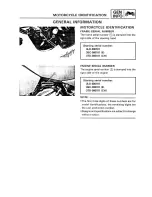 Предварительный просмотр 3 страницы Yamaha XTZ750 Service Manual