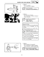 Предварительный просмотр 144 страницы Yamaha XTZ750 Service Manual