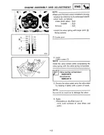 Предварительный просмотр 219 страницы Yamaha XTZ750 Service Manual