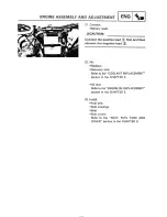 Предварительный просмотр 252 страницы Yamaha XTZ750 Service Manual