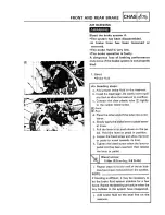 Предварительный просмотр 306 страницы Yamaha XTZ750 Service Manual