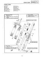 Предварительный просмотр 307 страницы Yamaha XTZ750 Service Manual