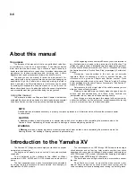 Предварительный просмотр 4 страницы Yamaha XV Manual