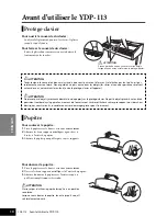 Preview for 10 page of Yamaha YDP-113 Mode D'Emploi