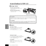 Предварительный просмотр 10 страницы Yamaha YDP-123 Mode D'Emploi