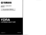Yamaha YDRA Owner'S Manual preview