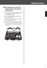 Предварительный просмотр 13 страницы Yamaha YFG-812 Owner'S Manual