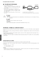 Preview for 2 page of Yamaha YHT-196 Service Manual