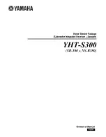 Yamaha YHT-S300 Owner'S Manual preview