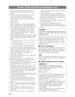 Предварительный просмотр 2 страницы Yamaha YHT-S300 Owner'S Manual