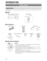 Предварительный просмотр 4 страницы Yamaha YHT-S300 Owner'S Manual