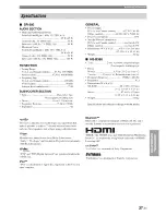 Предварительный просмотр 27 страницы Yamaha YHT-S300 Owner'S Manual