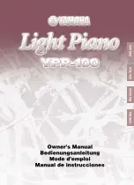 Yamaha YPP-100 Light Piano Bedienungsanleitung preview