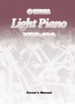 Yamaha YPP-100 Light Piano Owner'S Manual предпросмотр