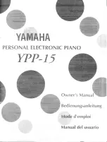 Yamaha YPP-15 Mode D'Emploi preview