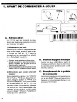 Preview for 4 page of Yamaha YPP-15 Mode D'Emploi