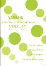 Yamaha YPP-45 Mode D'Emploi preview