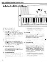 Предварительный просмотр 6 страницы Yamaha YPP-55 Manual Del Usuario