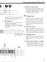 Предварительный просмотр 9 страницы Yamaha YPP-55 Manual Del Usuario