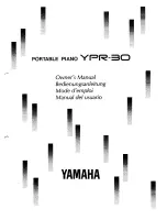 Yamaha YPR-30 Mode D'Emploi preview
