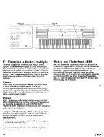 Предварительный просмотр 8 страницы Yamaha YPR-30 Mode D'Emploi