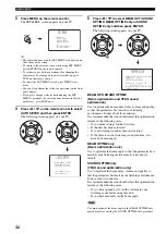 Предварительный просмотр 36 страницы Yamaha YSP 1000 - Digital Sound Projector Five CH... Owner'S Manual